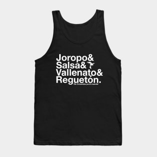 Joropo Salsa Vallenato Reguetón Tank Top